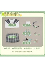 1/3 Delusion Honkai Star Rail Firefly Spring Missive School Uniform Cosplay Costume